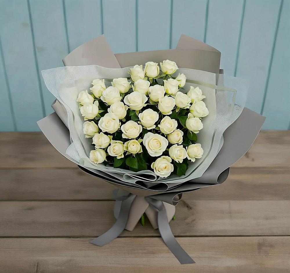 Букет Белоснежная нежность в Тербунах