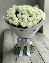 Букет 35 Белых роз в Тербунах