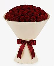 Букет 101 Бордовая роза Блэк Бакарра в Тербунах