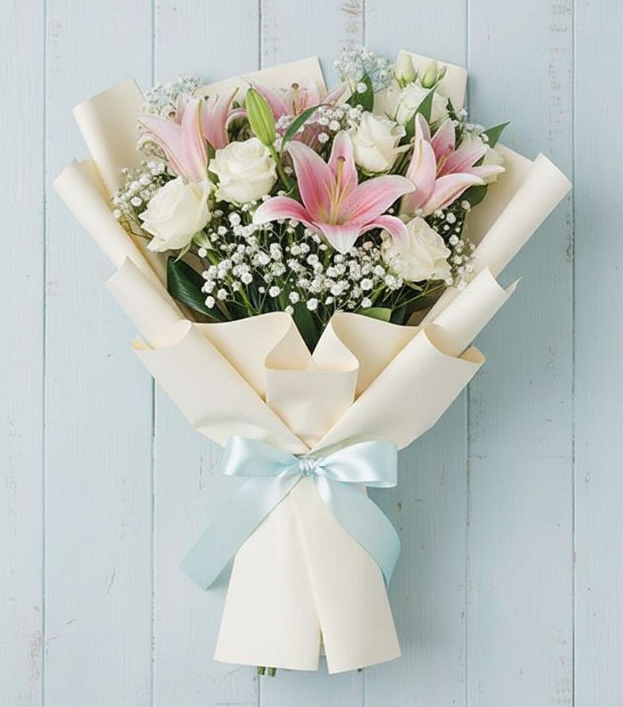 Букет цветов из: Лилии в Тербунах