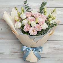 Букет цветов из:  Лизиантусы в Тербунах