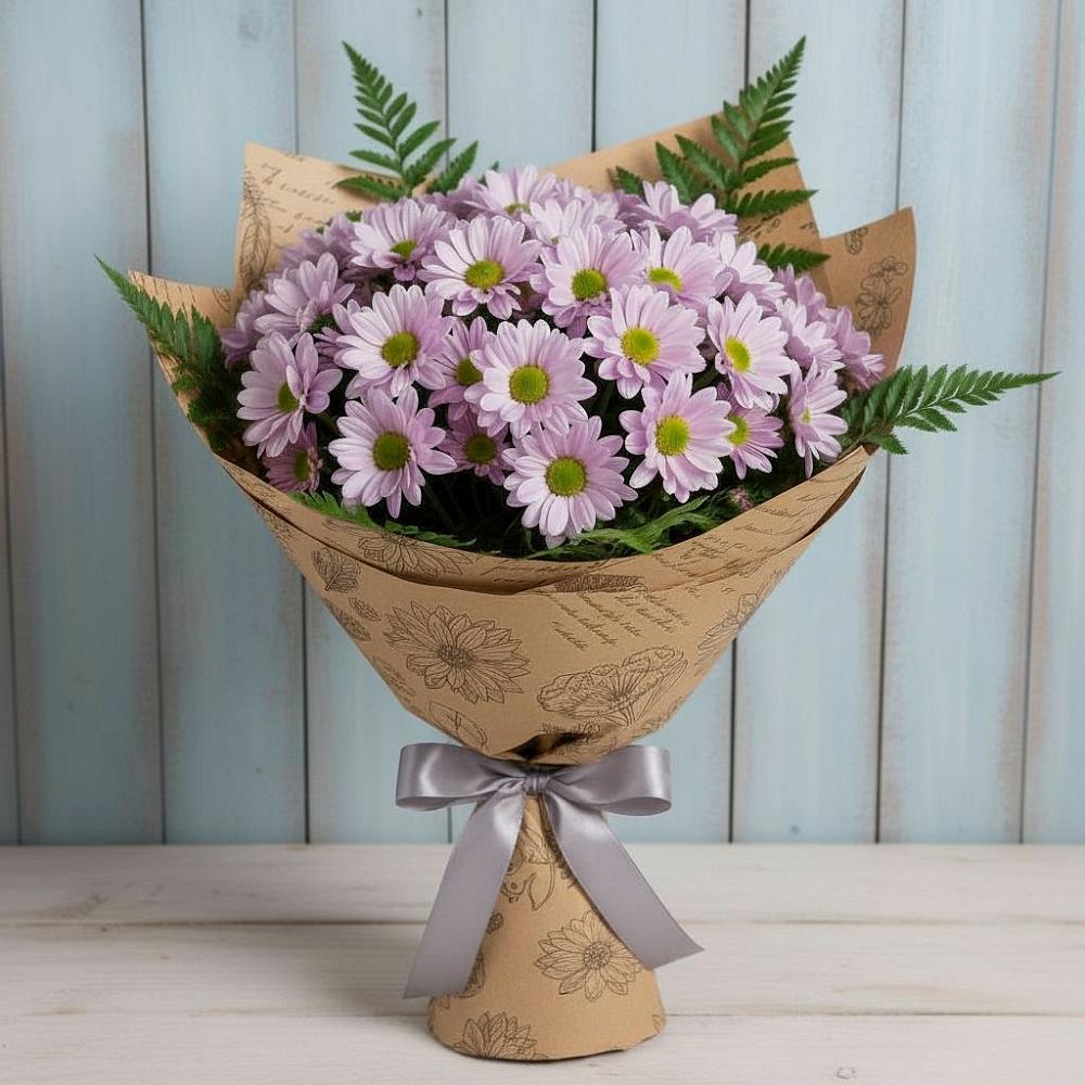 Букет цветов из: Хризантемы в Тербунах