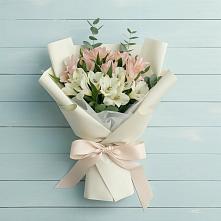 Букет цветов из:  Альстромерии в Тербунах