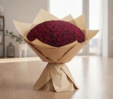 Букет 101 Красная роза в Тербунах