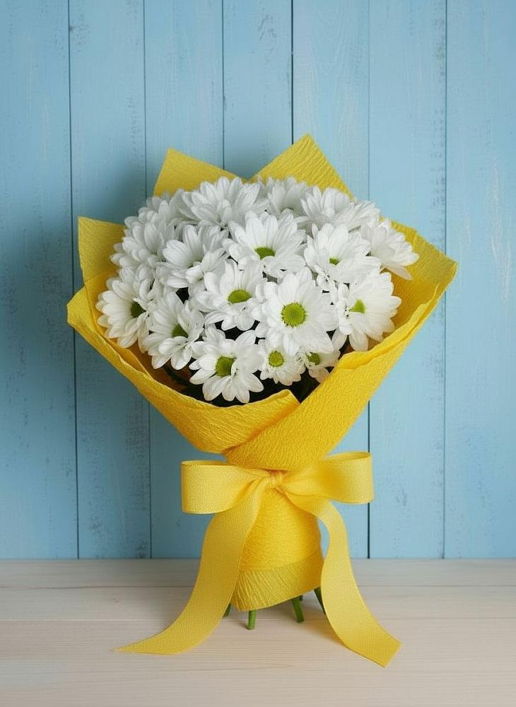 Букет цветов из: Хризантемы в Тербунах