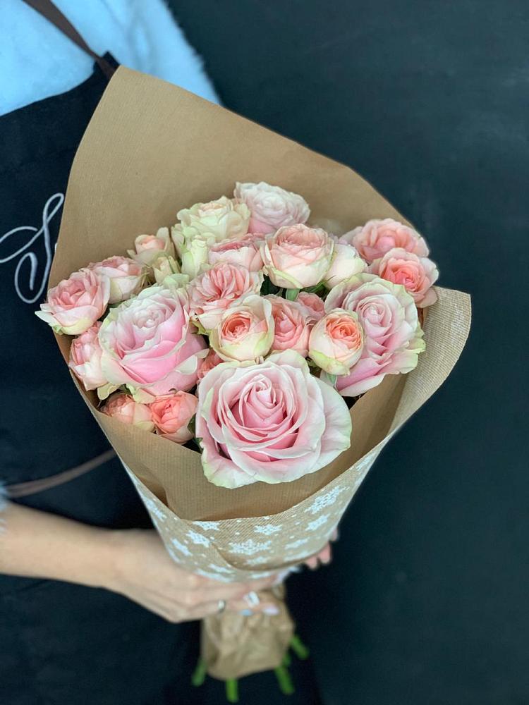 Букет цветов из: Хризантемы и Розы в Тербунах