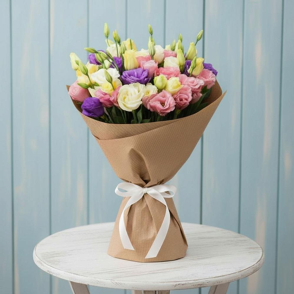 Букет цветов из: Лизиантусы в Тербунах