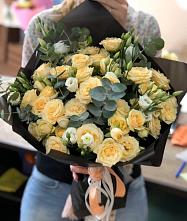 Букет цветов из:  Розы и Лизиантусы #REPLACE_PRED# Тербунах