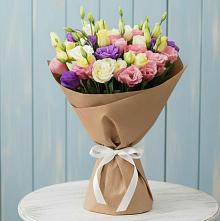 Букет цветов из:  Лизиантусы в Тербунах