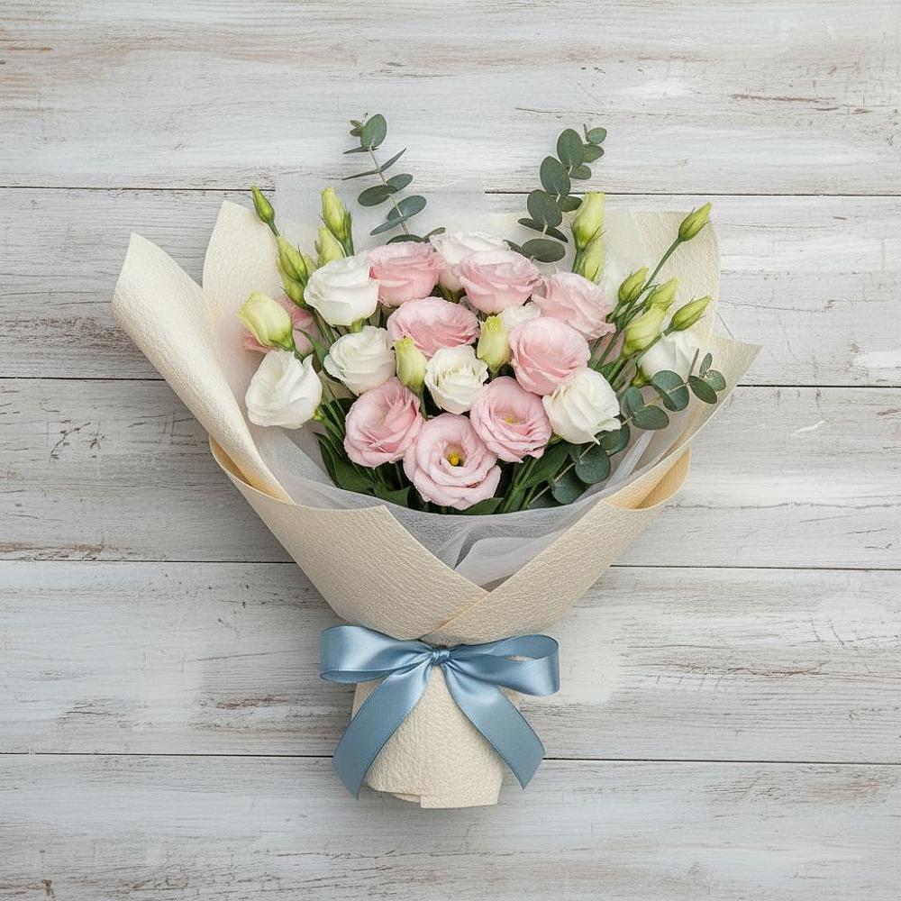 Букет цветов из: Лизиантусы в Тербунах